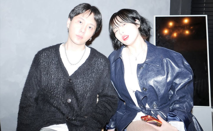 [서울=뉴시스] 가수 용준형(왼쪽)과 현아. (사진=현아 인스타그램 캡처) 2025.11.04. photo@newsis.com *재판매 및 DB 금지