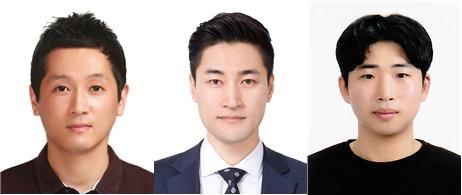 [서울=뉴시스] (왼쪽부터) 고려대 KU-KIST 융합대학원 황석원 교수(교신저자), 경기대 전자공학부 한원배 교수(제1저자), 고려대 KU-KIST 융합대학원 한성근 박사과정(제1저자). (사진=고려대 제공) 2025.11.05. photo@newsis.com *재판매 및 DB 금지