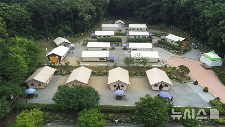 [군포=뉴시스] '2025년 공공 우수 야영장'에 선정된 초막골생태공원 느티나무야영장 전경.2025.11.05.photo@newsis.com