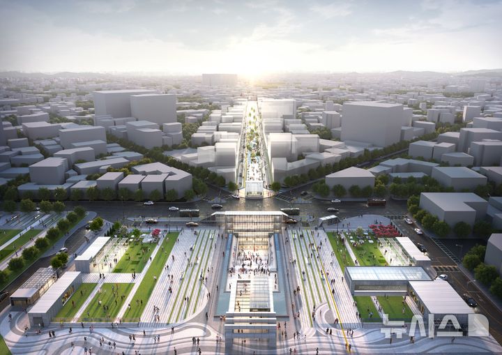 [평택=뉴시스] 평택역 복합문화광장 조감도 (사진=평택시 제공) 2025.11.05.photo@newsis.com 