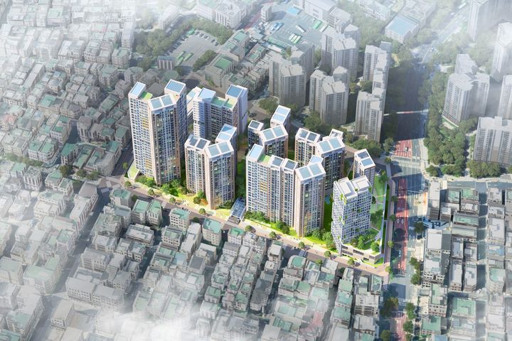 [서울=뉴시스] 용마산역 인근 도심 공공주택 복합사업 조감도. 2025.11.05. (자료=중랑구 제공) *재판매 및 DB 금지