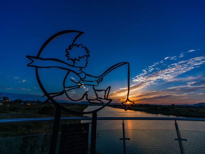 [광주=뉴시스] 서창 감성조망대 내 어린왕자 조형물. (사진 = 독자 제공) photo@newsis.com *재판매 및 DB 금지