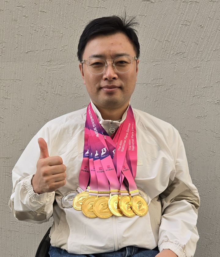 제45회 전국장애인체육대회 최우수선수 김정남. (사진=대한장애인체육회 제공). 2025.11.05. *재판매 및 DB 금지