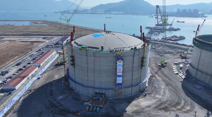 BS한양, 여수 '동북아 LNG 허브 터미널' 상량식 개최