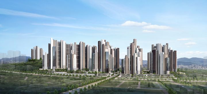 힐스테이트 광명11(가칭) 투시도. (사진=현대건설 제공) *재판매 및 DB 금지