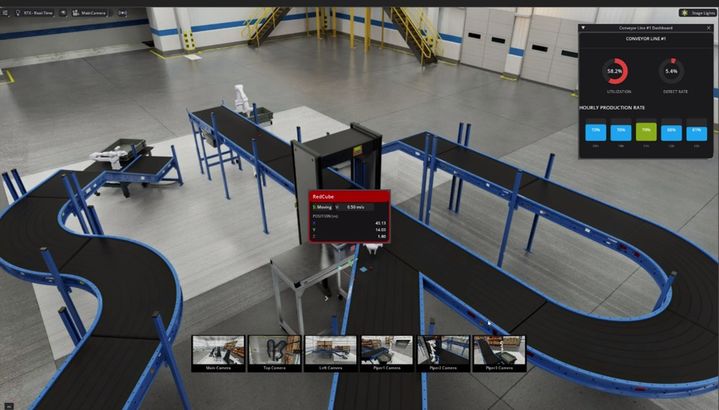 케이쓰리아이 옴니버스형 플랫폼 내 시뮬레이션. (사진=케이쓰리아이) *재판매 및 DB 금지