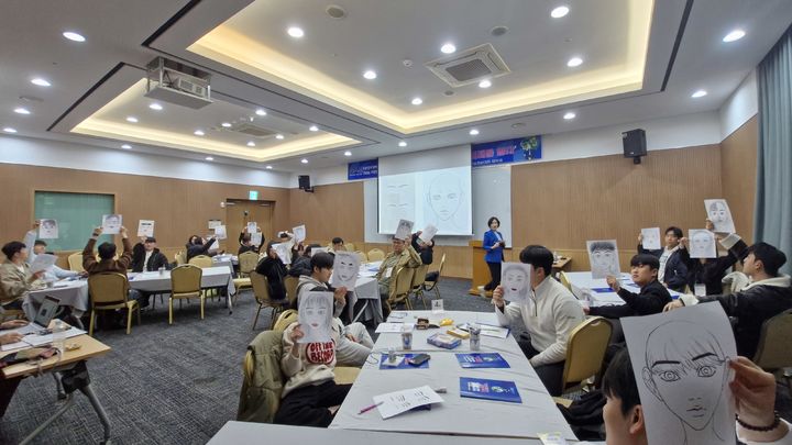 [대전=뉴시스] 우송정보대학교 라이즈(RISE) 사업단 '취업역량 강화 캠프' 모습. (사진=우송정보대 제공) 2025.11.06. photo@newsis.com *재판매 및 DB 금지