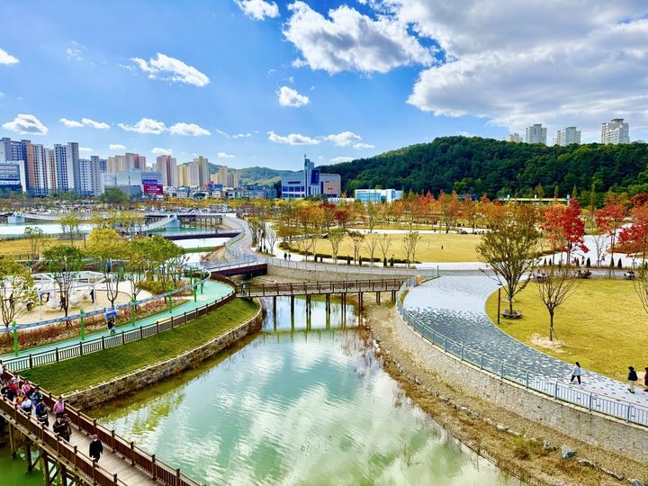 [대전=뉴시스] 대전 갑천생태호수공원. (사진=뉴시스 DB). photo@newsis.com *재판매 및 DB 금지