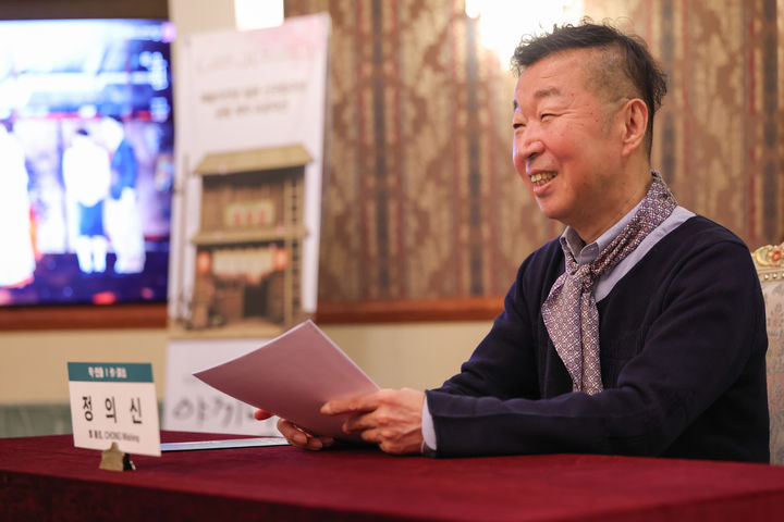 정의신 연출이 6일 예술의전당에서 인터뷰 하고 있다. (사진=예술의전당 제공) *재판매 및 DB 금지