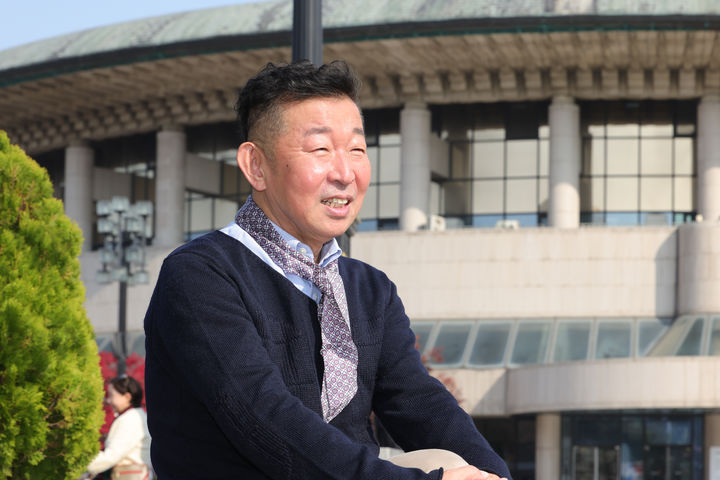 정의신 연출이 6일 예술의전당에서 인터뷰 하고 있다. (사진=예술의전당 제공) *재판매 및 DB 금지