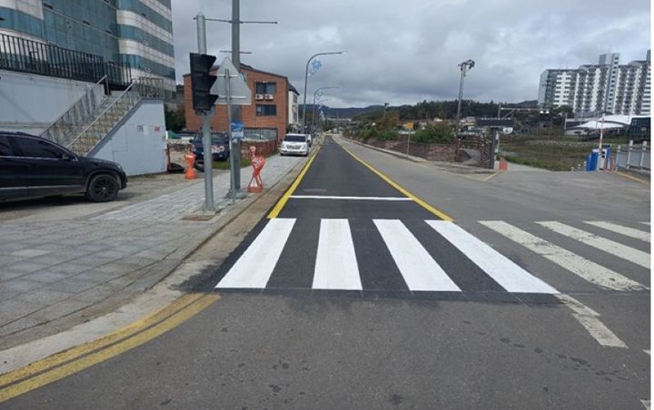 [평창=뉴시스] 도로 준공 모습. (사진=평창군 제공) 2025.11.07. photo@newsis.com *재판매 및 DB 금지