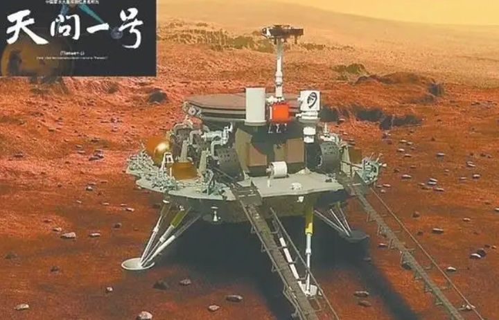 [서울=뉴시스] 중국의 화성 탐사선 톈원(天問)-1호.(출처: 바이두) 2025.11.07. *재판매 및 DB 금지