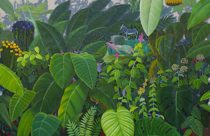 [여수=뉴시스] 이존립 작가 작품 '정원-휴'. (사진=예울마루 제공) 2025.11.07. photo@newsis.com *재판매 및 DB 금지