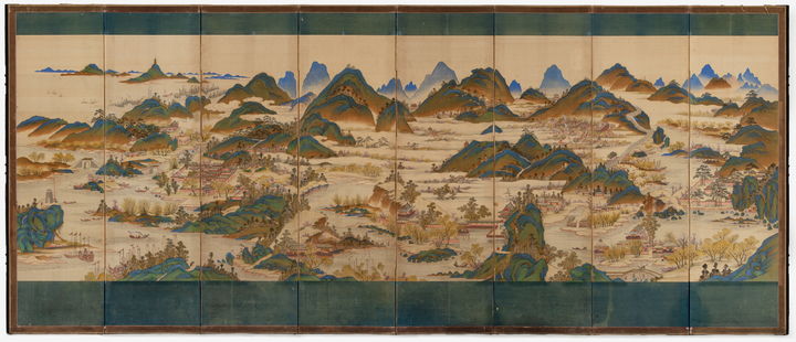 [서울=뉴시스] 강남춘의도 병풍 (사진=국가유산청 제공) 2025.11.10. photo@newsis.com *재판매 및 DB 금지