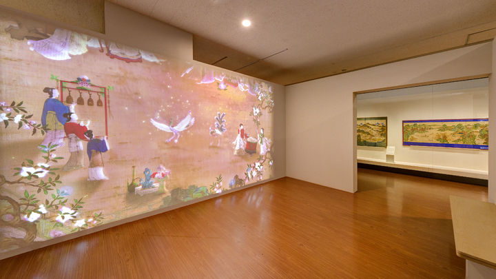 [서울=뉴시스] 국립고궁박물관 궁중서화실 영상 공간 (사진=국가유산청 제공) 2025.11.10. photo@newsis.com *재판매 및 DB 금지