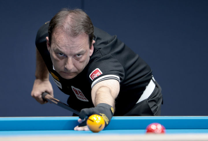 2025~2026시즌 7차 투어 ‘국민의 행복쉼터 하이원리조트 PBA-LPBA 챔피언십’ PBA 16강전에서 강동궁을 꺾은 다니엘 산체스. (사진=PBA 제공). 2025.11.10. *재판매 및 DB 금지