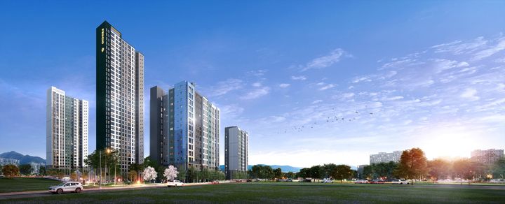  마포 푸르지오 센트럴 로열 투시도. (사진=대우건설 제공) *재판매 및 DB 금지