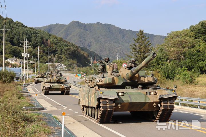[여주=뉴시스]육군 제7기동군단 훈련 모습(사진=제7기동군단 제공) 2025.11.10. photo@newsis.com