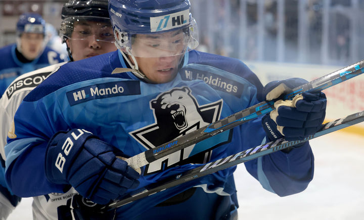 [서울=뉴시스] 아이스하키 HL 안양의 김상욱. (사진=HL 안양 제공) *재판매 및 DB 금지