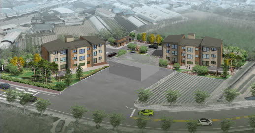 [진안=뉴시스] 전북 진안군 성수면 행복주택 조감도. (사진=진안군 제공) 2025.11.10. photo@newsis.com *재판매 및 DB 금지