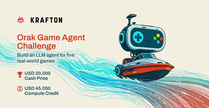 크래프톤, AI 게임 실력 평가 'Orak 챌린지' 글로벌 개최