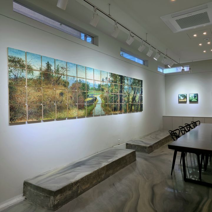 ‘온몸으로 받는 회화’ 실천…김남표, 올해만 세 번째 개인전