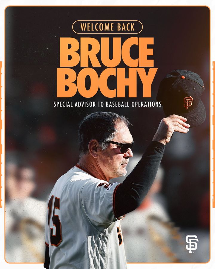 [서울=뉴시스] 메이저리그 샌프란시스코 자이언츠가 11일(한국 시간) 브루스 보치 전 감독의 특별고문 선임을 발표했다. (사진=샌프란시스코 공식 SNS 캡처) 2025.11.11. *재판매 및 DB 금지