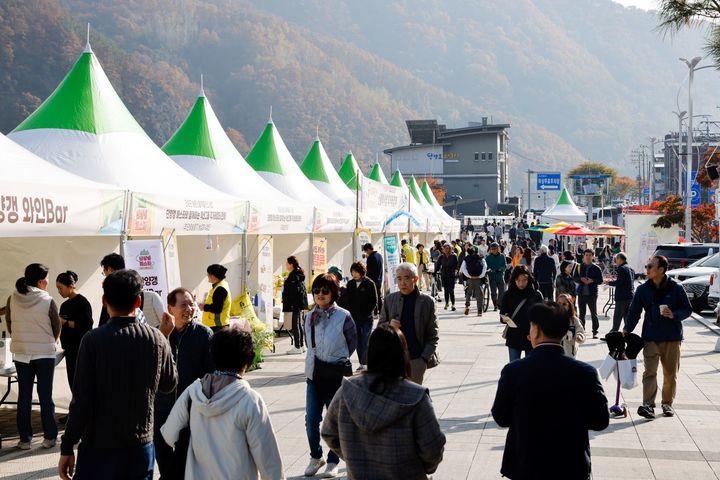 [서울=뉴시스] 충북 단양군에서 '단양갱 페스타'가 열렸다. (사진=한성대 제공) 2025.11.11. photo@newsis.com *재판매 및 DB 금지