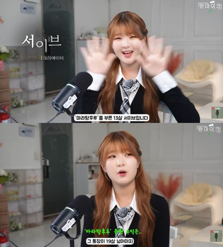 [서울=뉴시스] 서이브. (사진=유튜브 채널 '원마이크' 캡처) 2025.11.11. photo@newsis.com *재판매 및 DB 금지