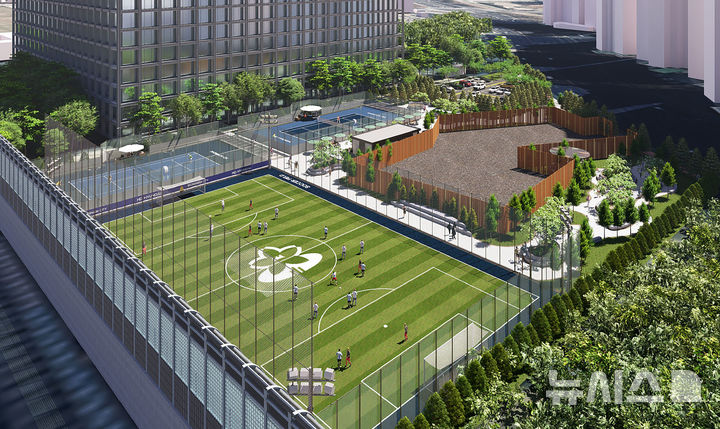 [성남=뉴시스]성남시 정자동 제설차량기지 체육시설 조감도(사진=성남시 제공) 2025.11.11.photo@newsis.com