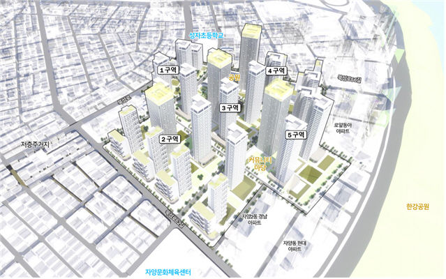 [서울=뉴시스] 광진구 자양2동 649번지 일대 모아타운. 2025.11.11. (자료=서울시 제공) *재판매 및 DB 금지