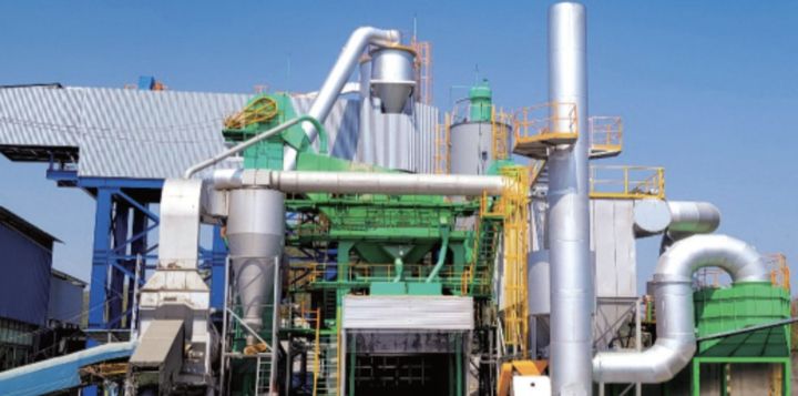 SG 대기오염 방지장치 SGR+가 설치된 아스콘공장 전경 (사진=SG) *재판매 및 DB 금지