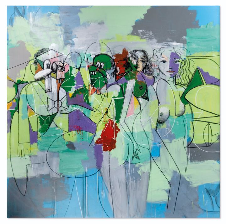 2010년 7월 크리스티 홍콩에서 95억원에 낙찰된 ‘Force Field’ .크리스티. *재판매 및 DB 금지