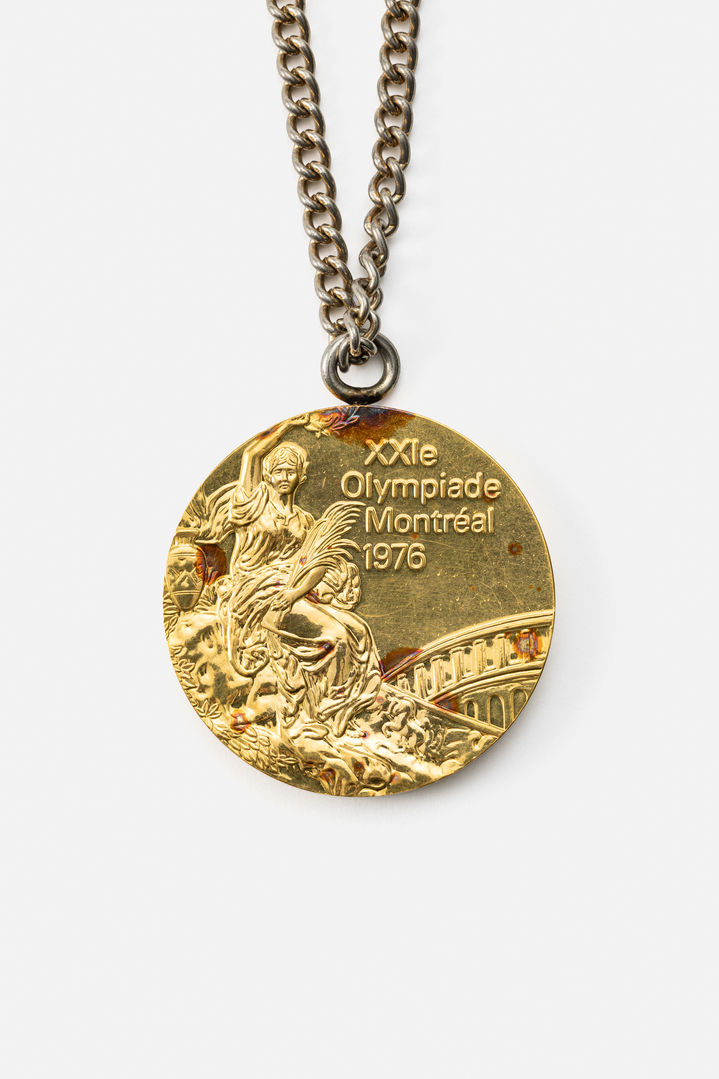 [서울=뉴시스] 제21회 캐나다 몬트리올 올림픽 양정모 레슬링 선수 금메달 (사진=국가유산청 제공) 2025.11.12. photo@newsis.com *재판매 및 DB 금지