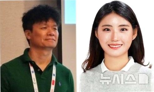 [포항=뉴시스] 송종욱 기자 = 포스텍 물리학과 송창용(왼쪽) 교수·통합과정 박은영 씨 연구팀이 세계 최초로 빛을 이용해 나노 세계에서 에너지가 어떻게 흐르고, 변하는지 실시간으로 조종하고 관찰하는 데 성공했다. (사진=포스텍 제공) 2025.11.12. photo@newsis.com