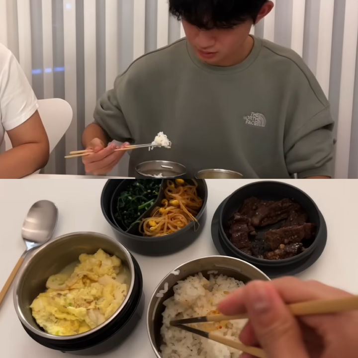 [뉴시스] 113만 유튜버이자 수능 고득점자로 연세대 독어독문과에 진학한 '마이린TV'의 최린 군도 평소 익숙한 음식으로 시험 당일을 준비했다고 전했다. (사진 = 마이맘 TV 유튜브 갈무리) 2025.11.12. *재판매 및 DB 금지