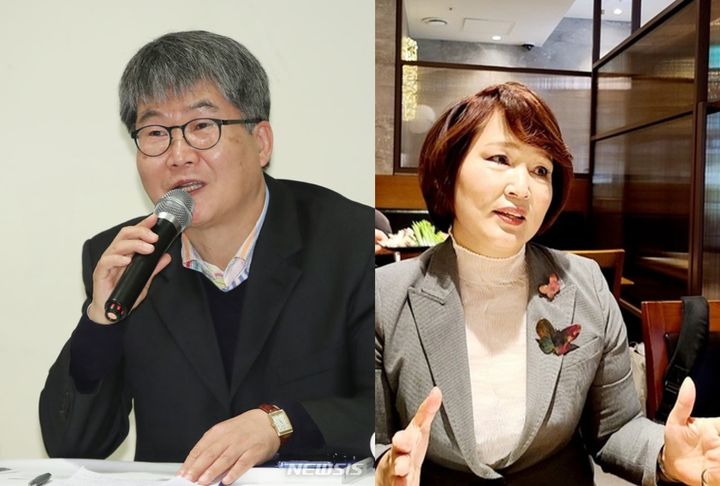 윤갤러리 윤용철 대표와 고미술단청 신소윤 대표. *재판매 및 DB 금지