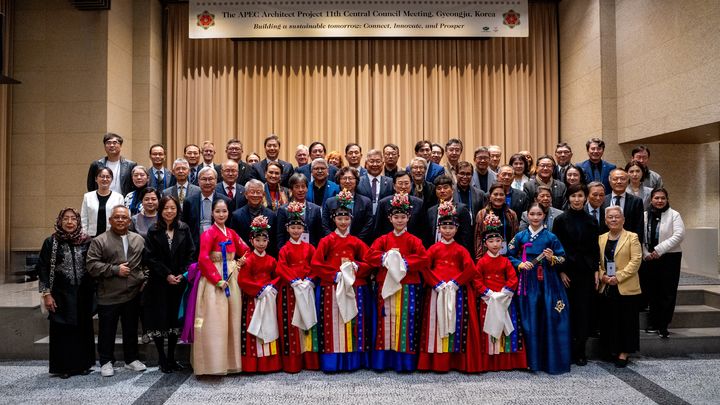 [서울=뉴시스] 대한건축사협회는 경북 경주와 안동에서 제11차 APEC 등록건축사 중앙이사회를 개최했다고 12일 밝혔다. (사진= 제공) 2025.11.12. photo@newsis.com *재판매 및 DB 금지