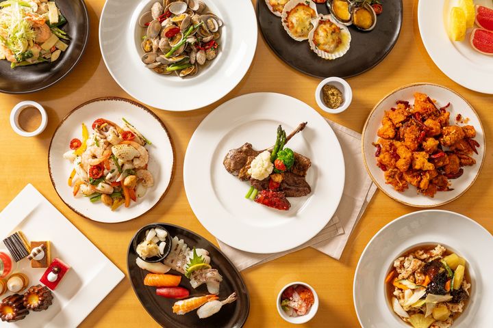 [서울=뉴시스] 소노캄 고양 프리미엄 뷔페 셰프스 키친. (사진=소노인터내셔널 제공) *재판매 및 DB 금지