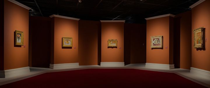 오랑주리–오르세 미술관 특별전: 세잔, 르누아르’ 전시 전경. *재판매 및 DB 금지