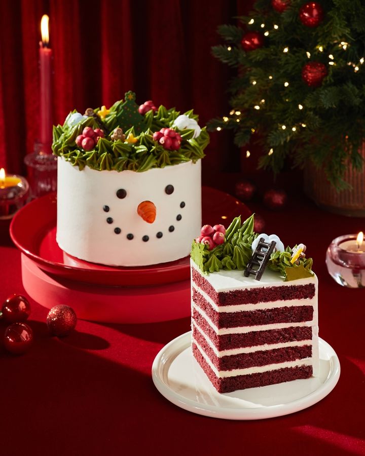 [서울=뉴시스] 스타벅스 조선델리 스노우맨 케이크. (사진=스타벅스 코리아 제공)&nbsp; *재판매 및 DB 금지