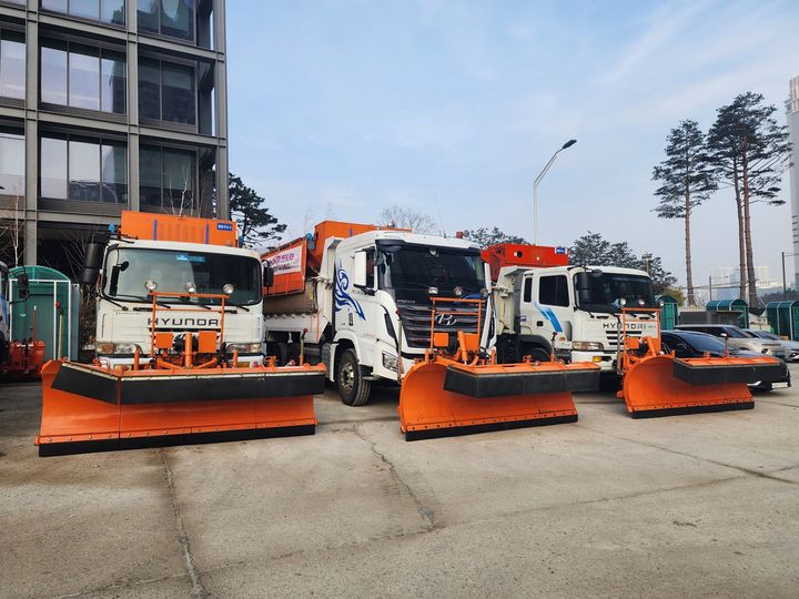 [수원=뉴시스] 제설 전진기지. (사진=경기도 제공) 2025.11.13. photo@newsis.com *재판매 및 DB 금지