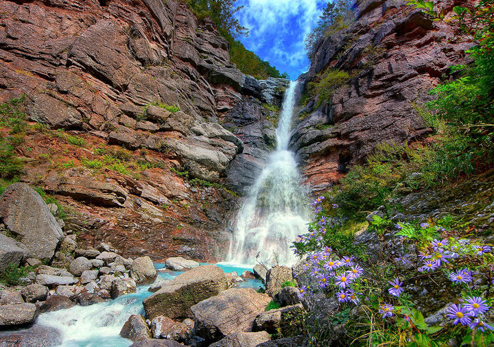 지질공원 미인폭포 전경.(사진=삼척시 제공) *재판매 및 DB 금지