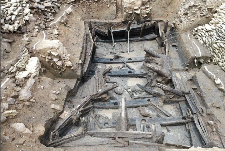 [서울=뉴시스] 대구 팔거산성 목조집수지 대상구역 (사진=국가유산청 제공) 2025.11.13. photo@newsis.com *재판매 및 DB 금지