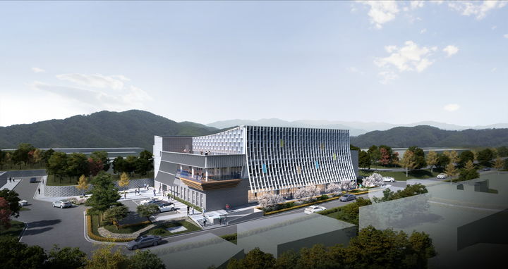 [부여=뉴시스] 동부여 다목적체육관 조감도. (사진=부여군 제공) 2025.11.13. photo@newsis.com  *재판매 및 DB 금지