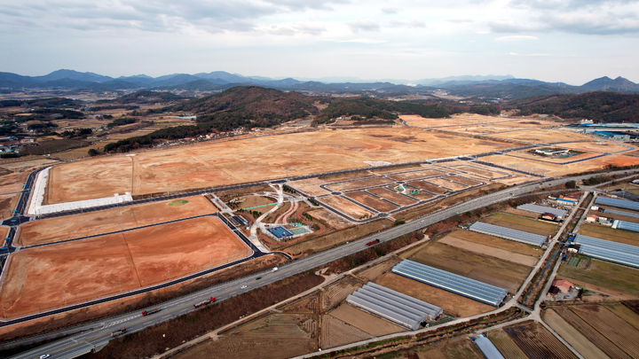 [함평=뉴시스] 금호타이어 전남 함평공장 이전 부지. (사진=함평군 제공) photo@newsis.com *재판매 및 DB 금지