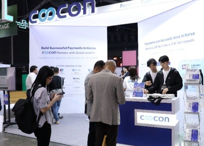 쿠콘 '싱가포르 핀테크 페스티벌(SFF) 2025' 부스(사진=쿠콘 제공) *재판매 및 DB 금지