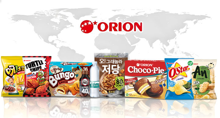 [서울=뉴시스] 오리온 대표 제품 이미지. (사진=오리온 제공) *재판매 및 DB 금지