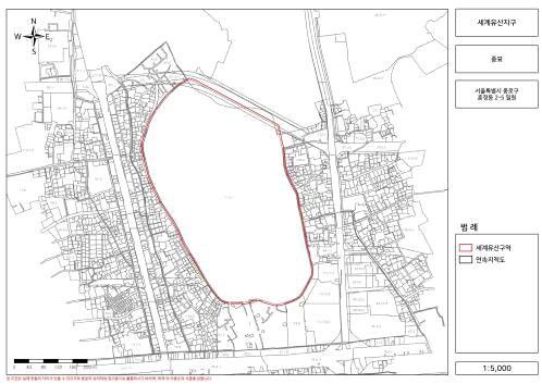 [서울=뉴시스] 종묘 세계유산지구 신규 지정 도면 (사진=국가유산청 제공) 2025.11.13. photo@newsis.com *재판매 및 DB 금지