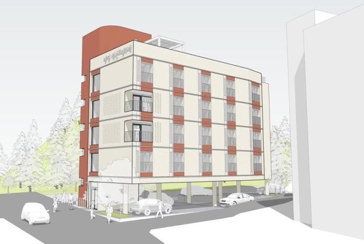 [울산=뉴시스] 울산시는 청년 공공임대주택 '유홈(U home) 양정'의 준공을 앞두고 입주자 모집에 들어간다고 14일 밝혔다. 사진은 '유홈 양정' 조감도. (사진= 울산시 제공) 2025.11.14.photo@newsis.com *재판매 및 DB 금지